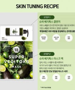 Mặt nạ thải độc rau củ Super Vegitoks Cleanser Hàn Quốc 300ml