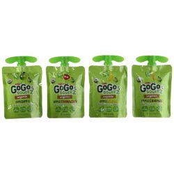 Nước ép táo Gogo Squeez Organic Applesauce thùng 20 túi (4 vị)