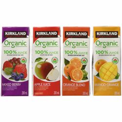 Nước ép trái cây Kirkland Signature Organic 100% Juice 40 hộp x200ml 6 Nước ép trái cây Kirkland Signature Organic 100% Juice 40 hộp x200ml