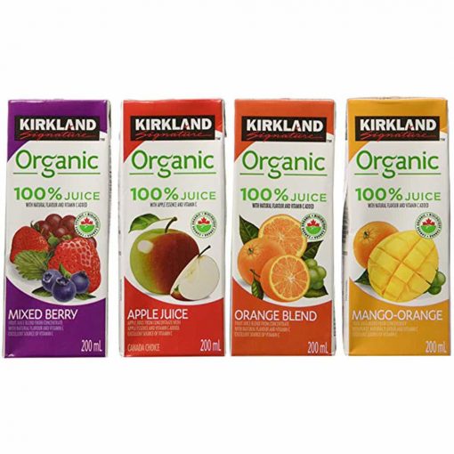 Nước ép trái cây Kirkland Signature Organic 100% Juice 40 hộp x200ml