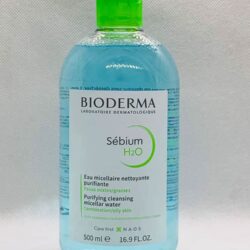 nuoc tay trang bioderma sebium h20 500ml mau xanh la knc