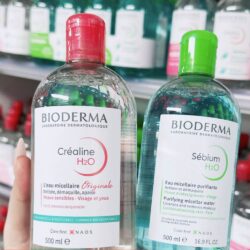 nuoc tay trang bioderma sensibio h20 500ml mau hong original kb