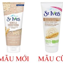 Sữa rửa mặt tẩy tế bào chết ST.Ives Gentle Smoothing Oatmeal hương lúa mạch 170g 9 sua rua mat tay te bao chet st ives gentle smoothing oatmeal huong lua mach 170g kb