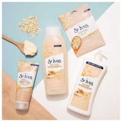 Sữa rửa mặt tẩy tế bào chết ST.Ives Gentle Smoothing Oatmeal hương lúa mạch 170g 12 sua rua mat tay te bao chet st ives gentle smoothing oatmeal huong lua mach 170g kg
