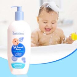Sữa tắm gội cho bé Evoluderm bebe 500ml 5 Sữa tắm gội cho bé Evoluderm bebe 500ml