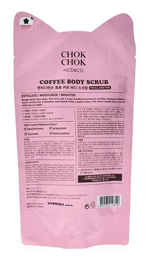 Tẩy tế bào chết Chok Chok Coffee Body Scrub 200g