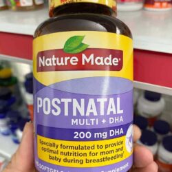 Vitamin cho phụ nữ sau sinh Nature Made Postnatal Multi DHA 140 viên 8 thuoc bo sau khi sinh nature made postnatal multi dha 140 vien ks