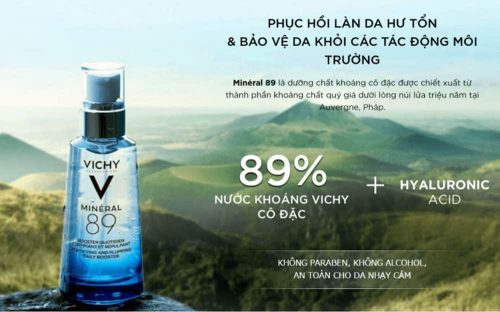 tinh chat khoang co dac vichy mineral 89 50ml kf