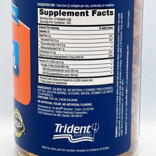 vien dau ca hoi pure alaska omega wild salmon oil 1000mg 210 vien 120126 ke