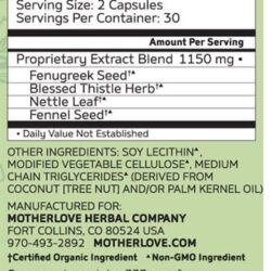 Viên uống lợi sữa Motherlove More Milk Plus 60 viên 6 vien uong loi sua motherlove more milk plus 60 vien