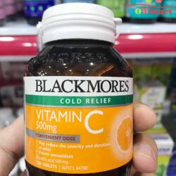 Viên uống tăng sức đề kháng Blackmores Vitamin C 500mg Cold Relief 120 viên 9 vien uong tang suc de khang blackmores vitamin c 500mg cold relief 120 vien 1