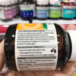 Viên uống tăng sức đề kháng Blackmores Vitamin C 500mg Cold Relief 120 viên 10 vien uong tang suc de khang blackmores vitamin c 500mg cold relief 120 vien 2