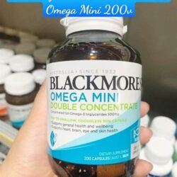 Dầu cá không mùi Blackmores Omega Mini Double Concentrate 200 viên 4 dau ca khong mui blackmores odourless fish oil mini caps 200 vien 020524 ka