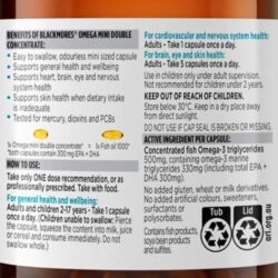 Dầu cá không mùi Blackmores Omega Mini Double Concentrate 200 viên 5 dau ca khong mui blackmores odourless fish oil mini caps 200 vien 020524 kb