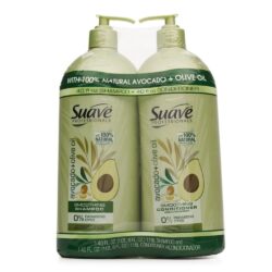 Bộ dầu gội và xả Professionals Suave Avocado + Olive Oil Set 1.18Lx2 5 dau goi va dau xa suave avocado olive oil shampoo conditioner 1 18 lit 2