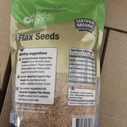 Hạt lanh vàng flaxseed Úc Absolute Organic Flax Seeds 1.5kg 5 hat lanh flaxs seed abosulite organic 2