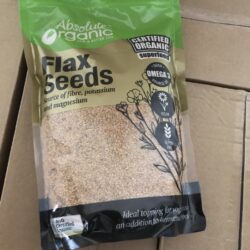 Hạt lanh vàng flaxseed Úc Absolute Organic Flax Seeds 1.5kg 6 hat lanh flaxs seed abosulite organic