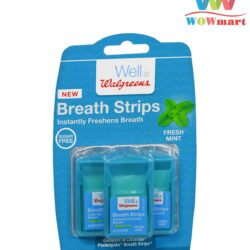 Miếng ngậm thơm miệng Well at Walgreens Breath Strips Sugar Free 72 miếng