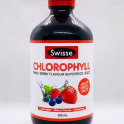 Nước diệp lục Swisse Chlorophyll Mixed Berry Flavor Liquid Tonic 500ml 7 nuoc diep luc swisse chlorophyll mixed berry flavor liquid tonic 500ml knb