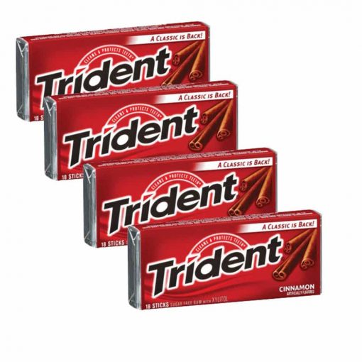 Sing gum Mỹ không đường Trident Sugar Free Gum (Vị quế)