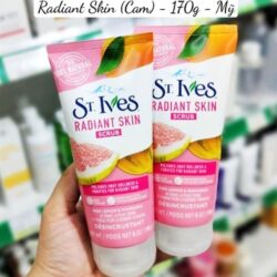 Sữa rửa mặt làm sáng da chanh hồng St.Ives Radiant Skin 170g 8 srm tay te bao chet st ives even bright pink lemon mandarin organe scrub 170g 300324 ka