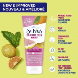 Sữa rửa mặt làm sáng da chanh hồng St.Ives Radiant Skin 170g 10 srm tay te bao chet st ives even bright pink lemon mandarin organe scrub 170g 300324 kc