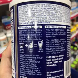 sua bot ensure original vanilla 400g 1506