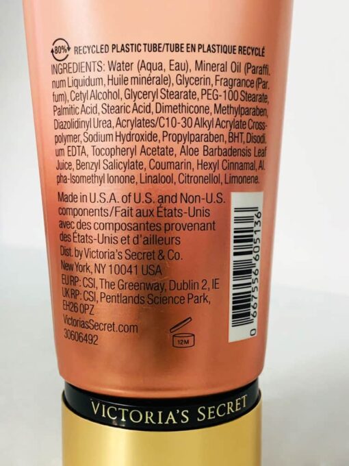 sua duong the victorias secret amber romance fragrance lotion 236ml knb