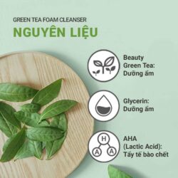 sua rua mat tra xanh innisfree green tea cleansing foam 150ml kd