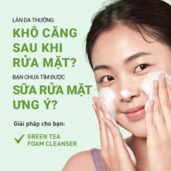 sua rua mat tra xanh innisfree green tea cleansing foam 150ml kf