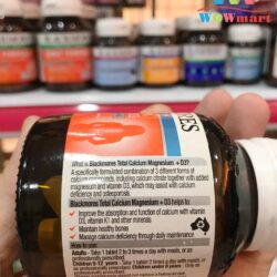 Bổ sung Canxi, Magie và D3 Blackmores Total Calcium Magnesium+D3 60 viên 13 thuoc bo sung canxi magie va d3 blackmores total calcium magnesiumd3 60 vien 2