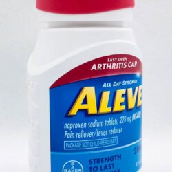 Viên uống Aleve Arthritis Cap Pain Reliever Naproxen Sodium 220mg 200 Tablets 12 thuoc giam dau ha sot aleve pain reliever fever reducer 200 vien kne