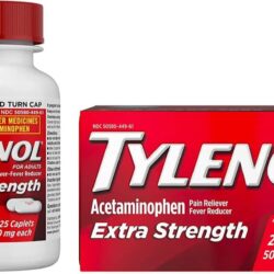 Viên uống Tylenol Acetaminophen Extra Strength 500mg 225 Caplets 15 thuoc giam dau ha sot tylenol acetaminophen pain reliever 500mg 225 vien kna