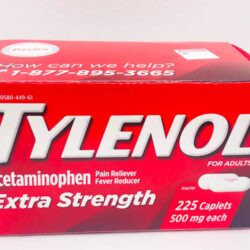Viên uống Tylenol Acetaminophen Extra Strength 500mg 225 Caplets 11 thuoc giam dau ha sot tylenol acetaminophen pain reliever 500mg 225 vien knb