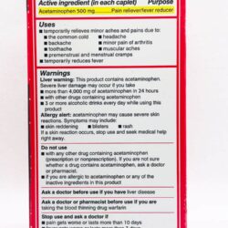 Viên uống Tylenol Acetaminophen Extra Strength 500mg 225 Caplets 14 thuoc giam dau ha sot tylenol acetaminophen pain reliever 500mg 225 vien knf