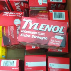 Viên uống Tylenol Acetaminophen Extra Strength 500mg 225 Caplets 16 thuoc giam dau ha sot tylenol acetaminophen pain reliever 500mg 225 vien knwaa
