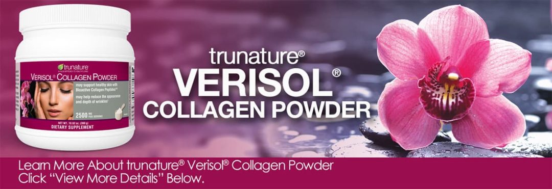 Bột uống Collagen đẹp da Trunature Verisol Collagen Powder 2500mg hủ 300g