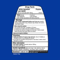 Kẹo ngậm giảm đau dạ dày Equate Extra Strength Antacid 750mg 200 viên vị dâu 6 keo ngam tri dau da day equate extra strength antacid 750mg 200 vien vi dau b