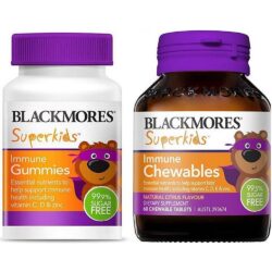Kẹo nhai tăng sức đề kháng cho trẻ Blackmores Superkids Immune Chewables 60 viên 11 keo nhai tang suc de khang cho tre blackmores superkids immune chewables 60 vien chewable tablets a