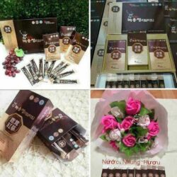 Lộc nhung hươu Sanga Hàn Quốc dạng nước Hộp 30 gói x10ml 8 loc nhung huou sanga han quoc hop 30 goi a