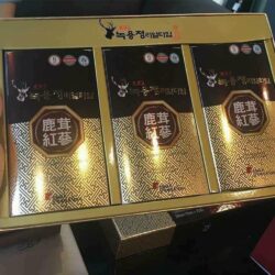 Lộc nhung hươu Sanga Hàn Quốc dạng nước Hộp 30 gói x10ml 7 loc nhung huou sanga han quoc hop 30 goi b