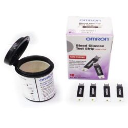 que thu duong huyet omron hgm stp1a blood glucose test strip hop 25 que a