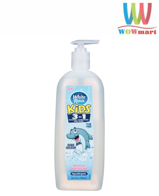 Sữa tắm gội 3 in 1 cho bé White Rain Kids Pure Splash 783ml