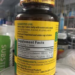 vien uong bo sung vitamin b12 nature made vitamin b12 1000mcg 160 vien kc