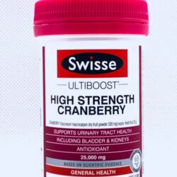 Viên uống Nam việt quất Swisse High Strength Cranberry 25000mg 30 viên 10 vien uong chong oxy hoa giam viem duong tiet nieu swisse high strength cranberry 25000mg 30 vien kna