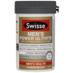 Viên uống tăng cường sức khỏe nam giới Swisse Men’s Power Ultivite 40 viên 4 vien uong tang cuong suc khoe nam gioi swisse mens power ultivite 40 vien b