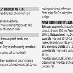 Viên uống cắt cơn cảm cúm Blackmores Echinacea Ace + Zinc 60 viên 13 vien uong tri cam cum tu hoa cuc dai blackmores echinacea ace zinc 60 vien kne