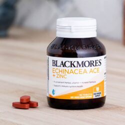 Viên uống cắt cơn cảm cúm Blackmores Echinacea Ace + Zinc 60 viên 12 vien uong tri cam cum tu hoa cuc dai blackmores echinacea ace zinc 60 vien knf