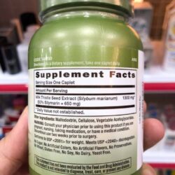 Viên uống bổ gan GNC Milk Thistle Extra Strength 1300mg 60 viên 6 Vien uong bo gan GNC Milk Thistle Extra Strength 1300mg 60 vien 6318