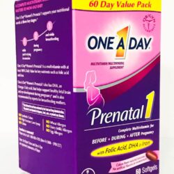 bo sung vitamin cho ba bau one a day womens prenatal 60 softgels knd